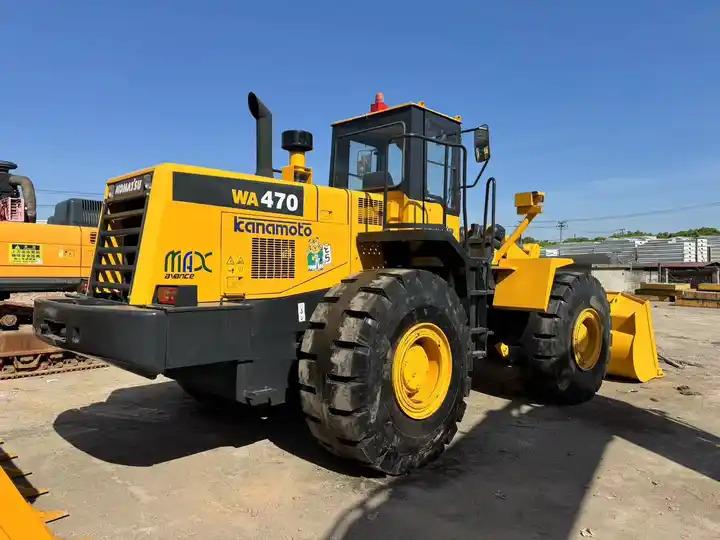 Wheel loader High Quality Used 7 Ton Heavy Front Loader Komatsu Wa470 Good Price Japan Made Tire Loader High Quality Used 7 Ton Heavy Front Loader Komatsu Wa470 Good Price Japan Made Tire Loader- Photo 4