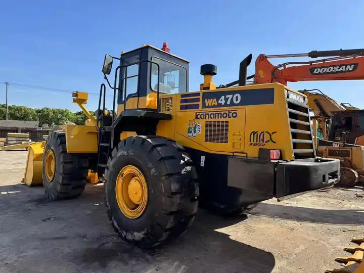 Wheel loader High Quality Used 7 Ton Heavy Front Loader Komatsu Wa470 Good Price Japan Made Tire Loader High Quality Used 7 Ton Heavy Front Loader Komatsu Wa470 Good Price Japan Made Tire Loader- Photo 3