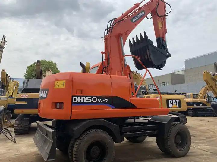 Crawler excavator Wheel digging excavator Used DOOSAN150W DH150W DH150W-7 / second-hand KOREA engine DOOSAN DH 150 150W-7 DOOSAN150 Wheel digging excavator Used DOOSAN150W DH150W DH150W-7 / second-hand KOREA engine DOOSAN DH 150 150W-7 DOOSAN150- Photo 2