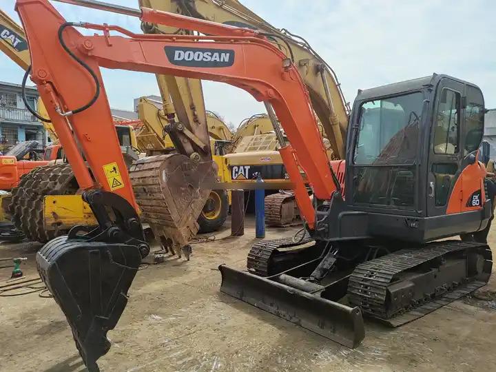 Crawler excavator Doosan DX60 Mini Wheel Excavator for Sale Provided Korea Good Construction Original Korea Doosan Engine 6 T,6 Ton in stock Doosan DX60 Mini Wheel Excavator for Sale Provided Korea Good Construction Original Korea Doosan Engine 6 T,6 Ton in stock- Photo 2