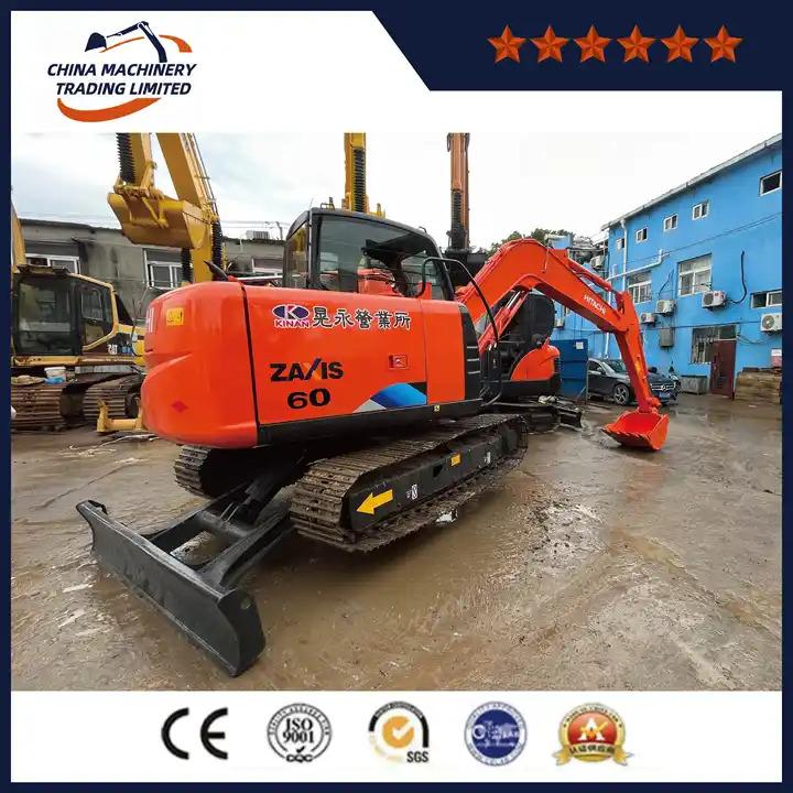 Crawler excavator Original Small Size Second Hand Excavating Equipment Cheap Price Excellent Quality Used Hitachi Zx60 Excavator With Blade Original Small Size Second Hand Excavating Equipment Cheap Price Excellent Quality Used Hitachi Zx60 Excavator With Blade- Photo 4