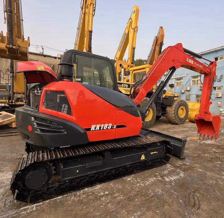 Crawler excavator 8 tons Used Excavator KUBOTA KX183-3 in good condition for sale 8 tons Used Excavator KUBOTA KX183-3 in good condition for sale- Photo 2