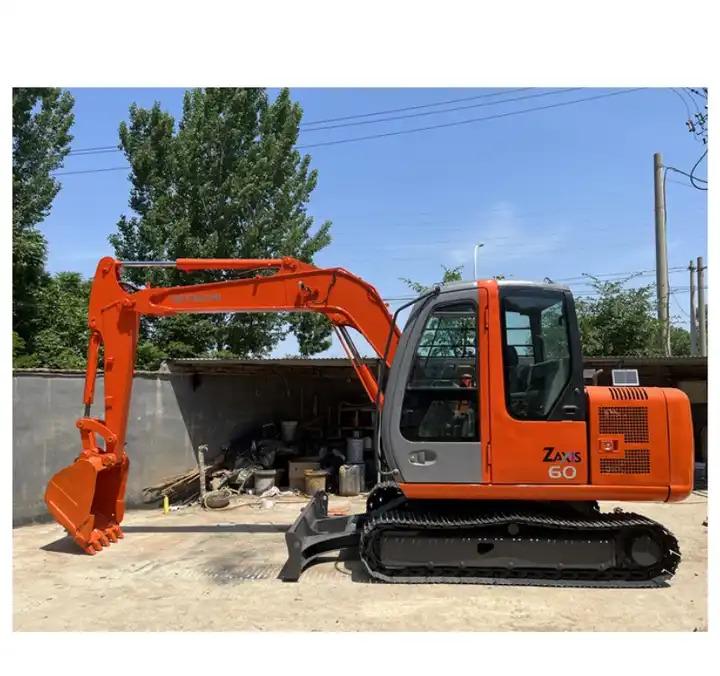 Crawler excavator Original Small Size Second Hand Excavating Equipment Cheap Price Excellent Quality Used Hitachi Zx60 Excavator With Blade Original Small Size Second Hand Excavating Equipment Cheap Price Excellent Quality Used Hitachi Zx60 Excavator With Blade- Photo 2