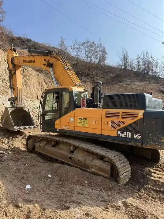 Гусеничный экскаватор Original Used Equipment Heavy Duty 50 Ton Hyundai 520 Good Quality High Quality Hyundai 520vs Excavator In Shanghai Original Used Equipment Heavy Duty 50 Ton Hyundai 520 Good Quality High Quality Hyundai 520vs Excavator In Shanghai- Photo 4